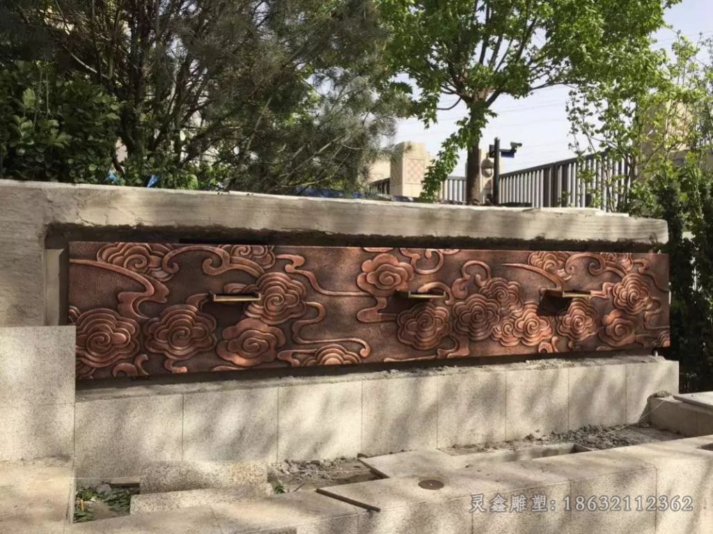 浮雕壁画景观铜雕