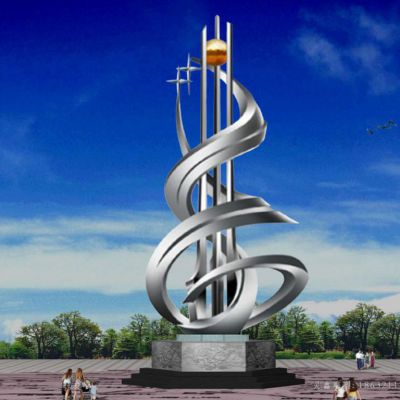 不锈钢校园景观雕塑