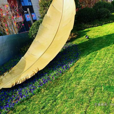 不锈钢羽毛城市雕塑