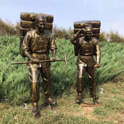 茶马古道公园铜雕